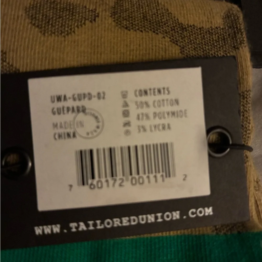Tailored Union Guépard Ankle Roll Top Ankle Socks New OSFA 6-10 Last One